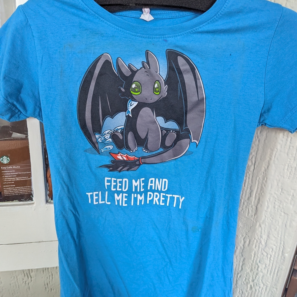 Blue How To Train Your Dragon Toothless Shirt - Dreamworks